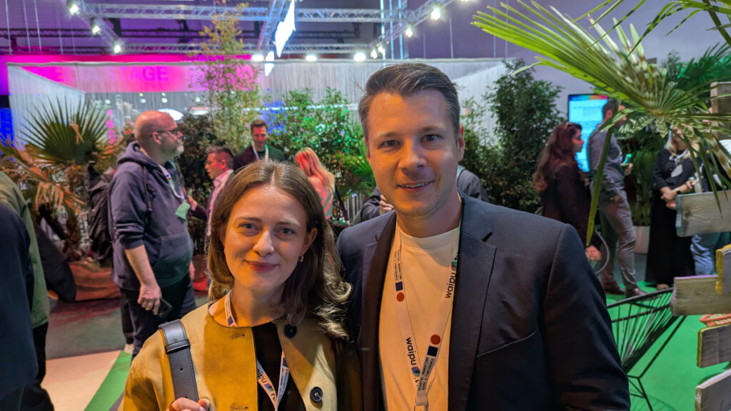 Marion Witters und Michael Fritz von Broadaly (Foto: invidis)