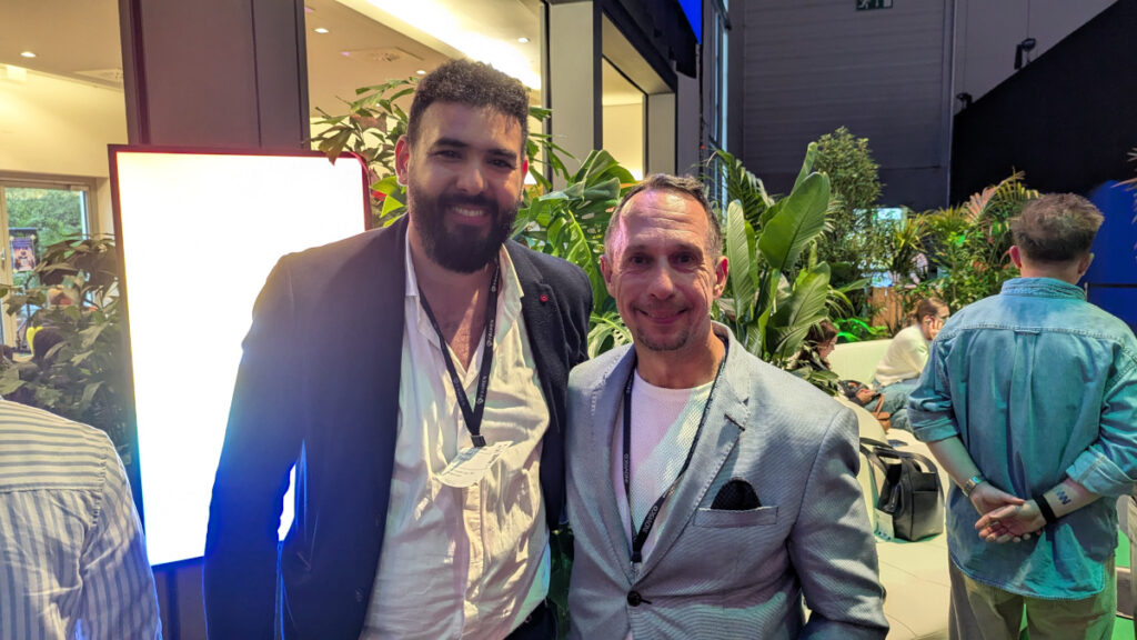 Cherif Rouissi von Framen und Dietmar Birkner von Inovisco (Foto: invidis)