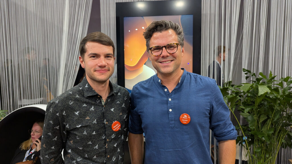 Marijus Kasmauskas und Marc Sausen von Ströer (Foto: invidis)