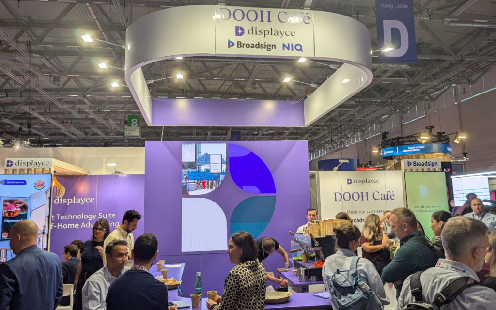 Das DooH Café von Displayce (Foto: invidis)