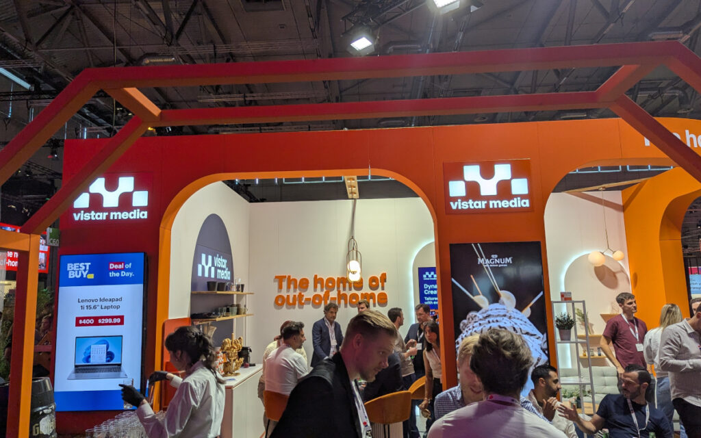 Der Stand von Vistar Media (Foto: invidis)