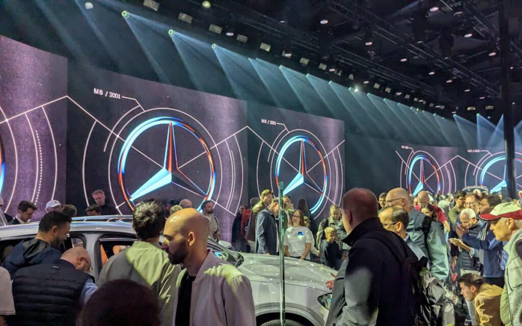 Mercedes-Fläche auf dem IAA Mobility 2025 Open Space (Foto: invidis)
