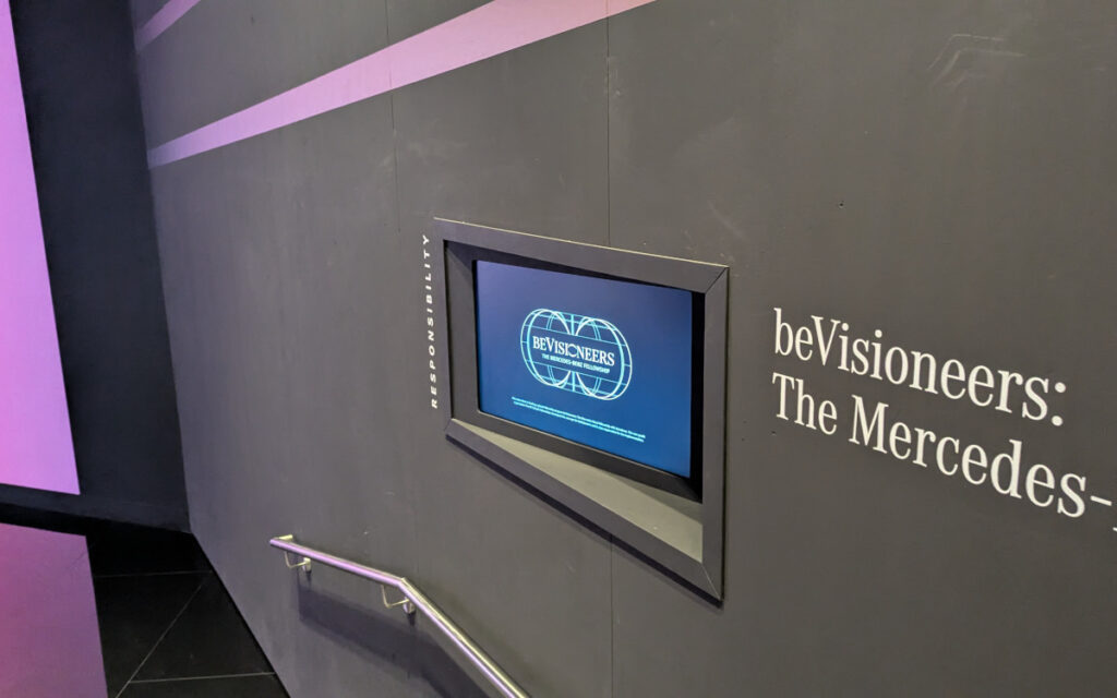 Mercedes-Fläche auf dem IAA Mobility 2025 Open Space (Foto: invidis)