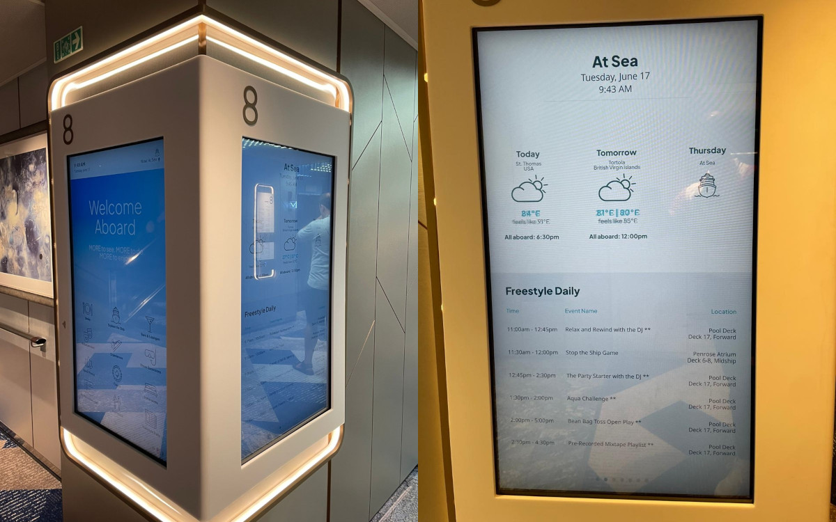 Spezial-Screen-Aufbauten für die Kreuzfahrtschiffe (Foto: Poppulo)