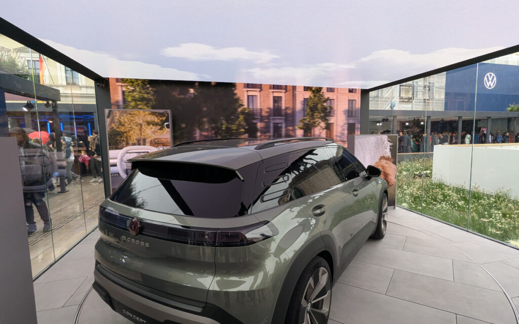 Die Fläche von VW auf dem Open Space der IAA Mobility 2025 (Foto: invidis)