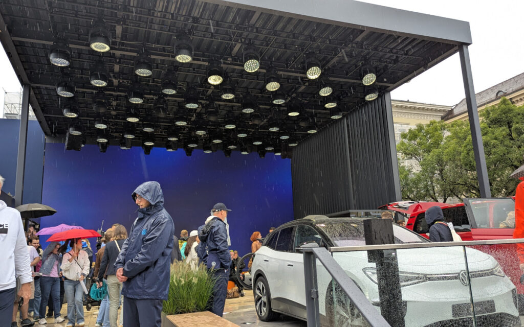 Die Fläche von VW auf dem Open Space der IAA Mobility 2025 (Foto: invidis)