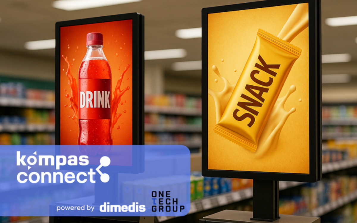„Kompas Connect“ soll programmatische Werbung in den stationären Handel bringen. (Foto: dimedis)