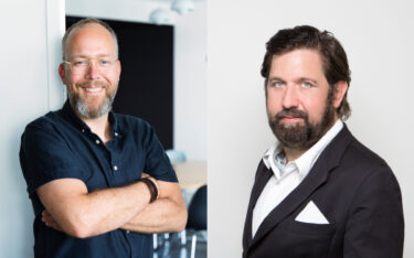 Klaus Stinnertz, Chief Transformation Officer OMD Germany (links), und Michael Schiessl, CEO Eye Square (Foto: OMD Germany/ eye square)