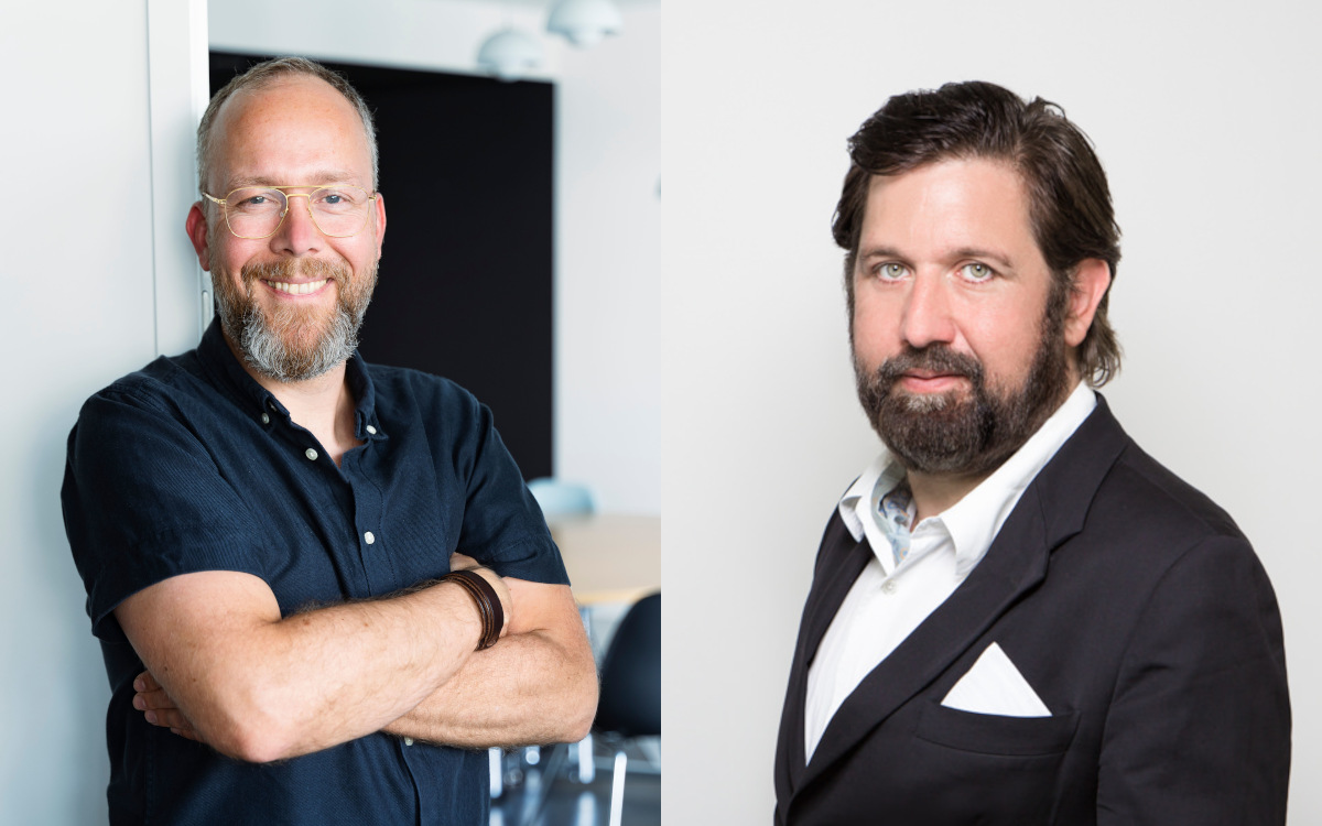 Klaus Stinnertz, Chief Transformation Officer OMD Germany (links), und Michael Schiessl, CEO Eye Square (Foto: OMD Germany/ eye square)