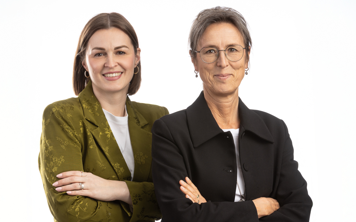 VKT-Geschäftsführung: Aida Smajic (links) und Christine Kermer (Foto: VKT GmbH)