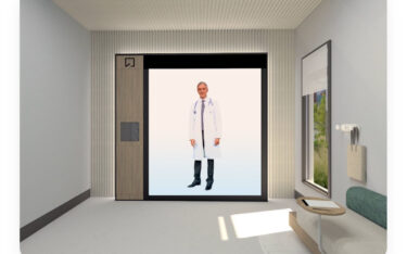 Der "Care Room" von Oneroom Health ist nicht nur ein Display, sondern ein AI-gesteuertes System mit Sensoren und Echtzeitverarbeitung. (Foto: OneRoom Health)
