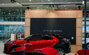 Toyota-Autohaus mit Samsung LED Wall (Foto: Samsung)