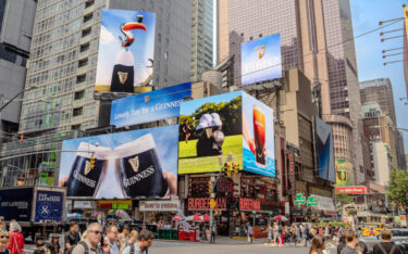 Neue OoH-Plattform "The Pentacular" am Times Square (Foto: ANC)
