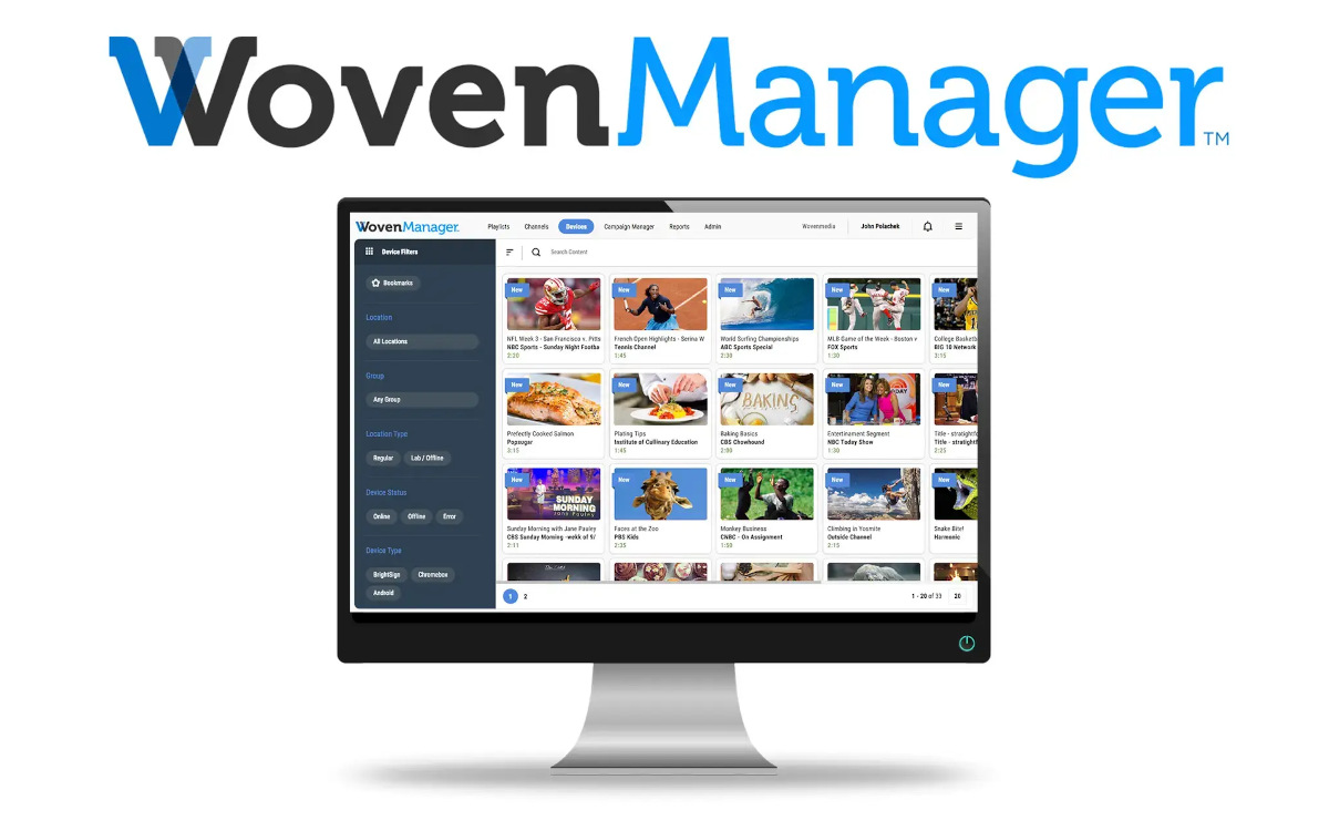 Der Woven Manager ist jetzt über den Amazon Signage Stick verfügbar. (Foto: Wovenmedia)