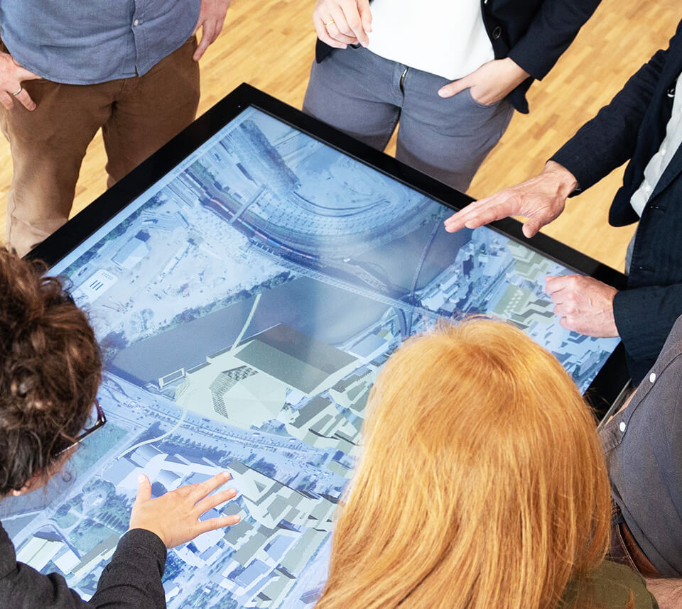 Digitaler Zwilling in der Multitouch-Konfiguration (Foto: eyefactive)