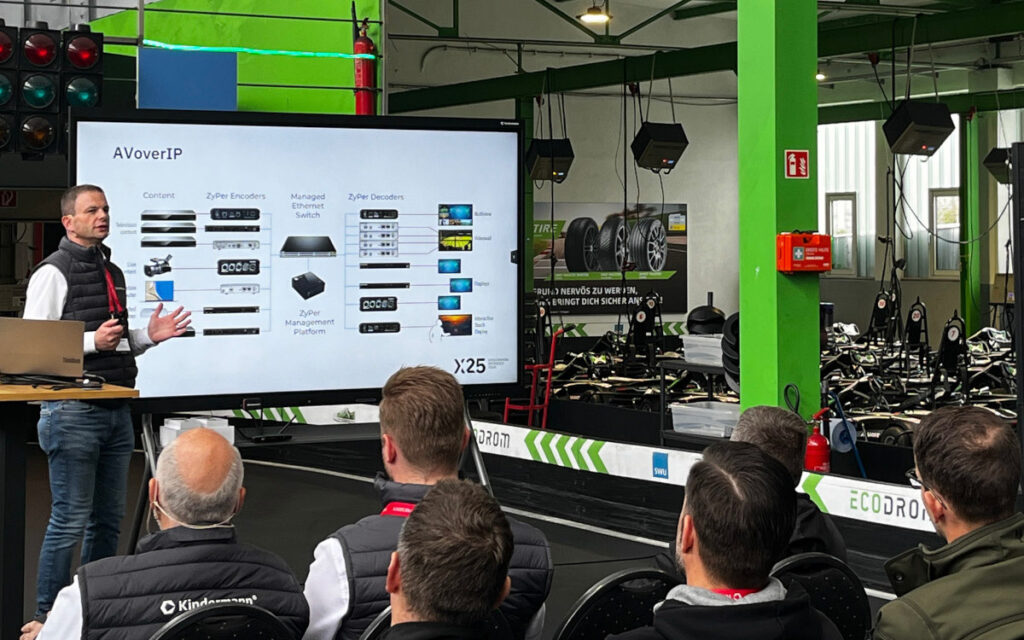 Produktvorstellungen auf der Xperience Tour 2025 (Foto: Kindermann GmbH)