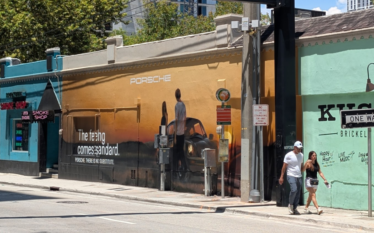 Porsche-Mural in Miami (Foto: invidis)