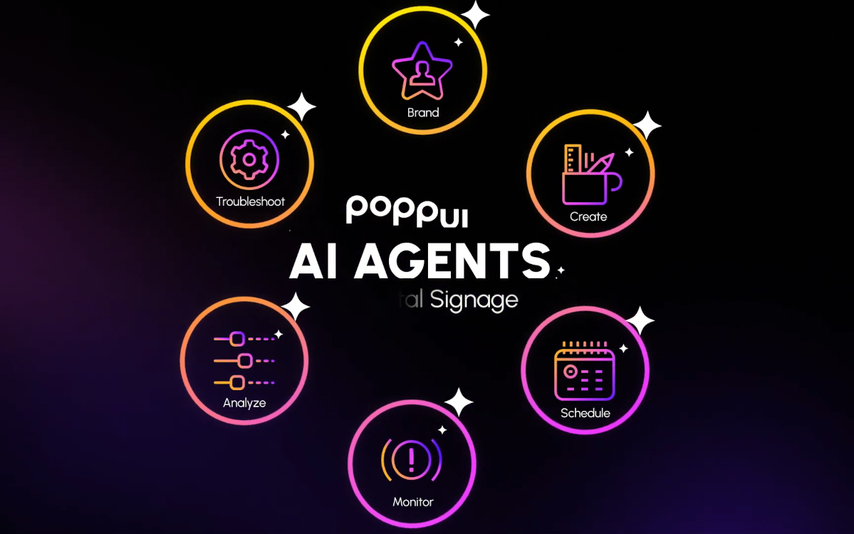 Poppulo Digital Signage AI-Agents (Foto: Screenshot)