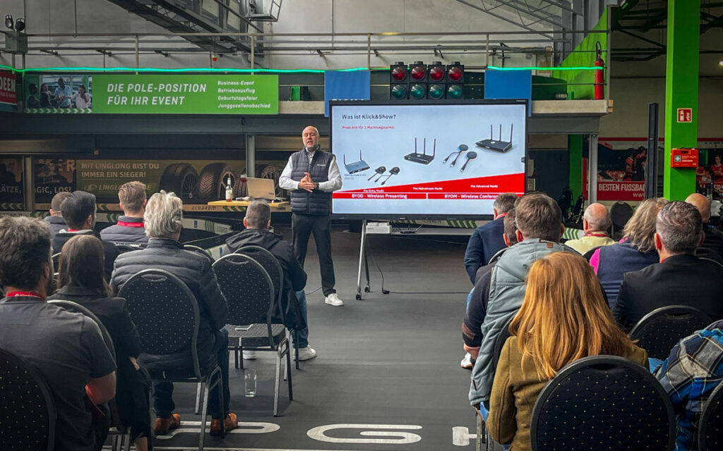 Produktvorstellungen auf der Xperience Tour 2025 (Foto: Kindermann GmbH)