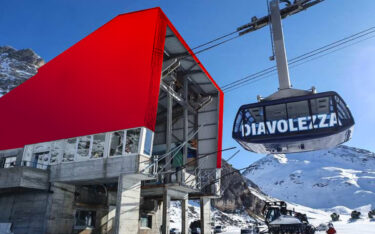 Eine der neuen Mural-Flächen in St. Moritz (Foto: APG|SGA)