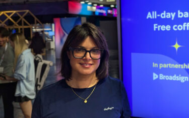 Laure Malergue, CEO und Co-Founder von Displayce, auf der Dmexco (Foto: invidis)