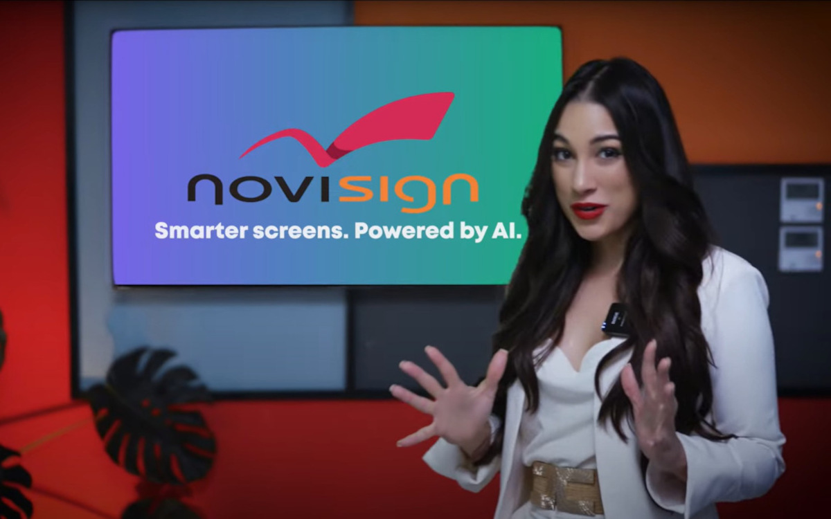 Novisign stellt neue AI-Features vor. (Bild: Novisign)