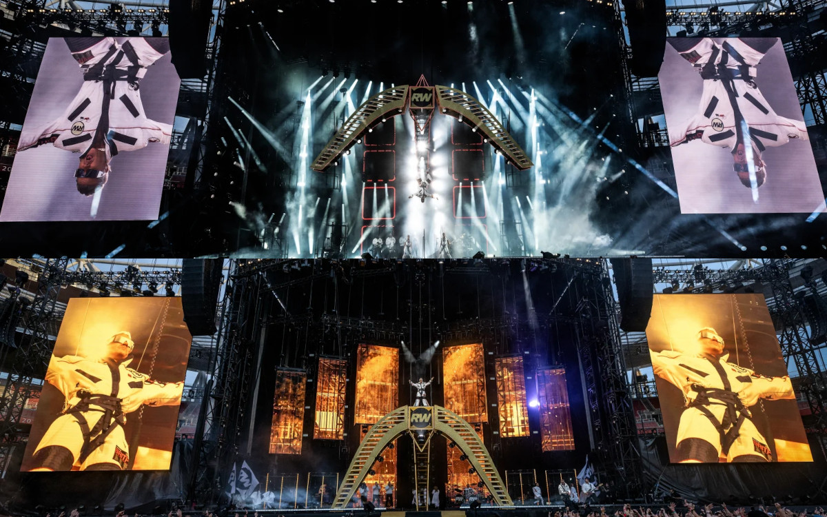 Die Bühnenshow von Robbie Williams mit LED (Foto: Belinda Enthoven)