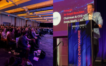 François de Gaspé Beaubien bei der Eröffnungsrede des DPAA Global Summit in New York (Foto: DPAA/Zoom Media)