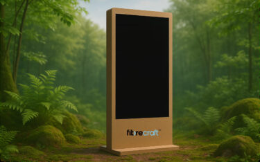 Fibrecraft-Displaylinie von Glass-Media und Samsung (Foto: Glass-Media)