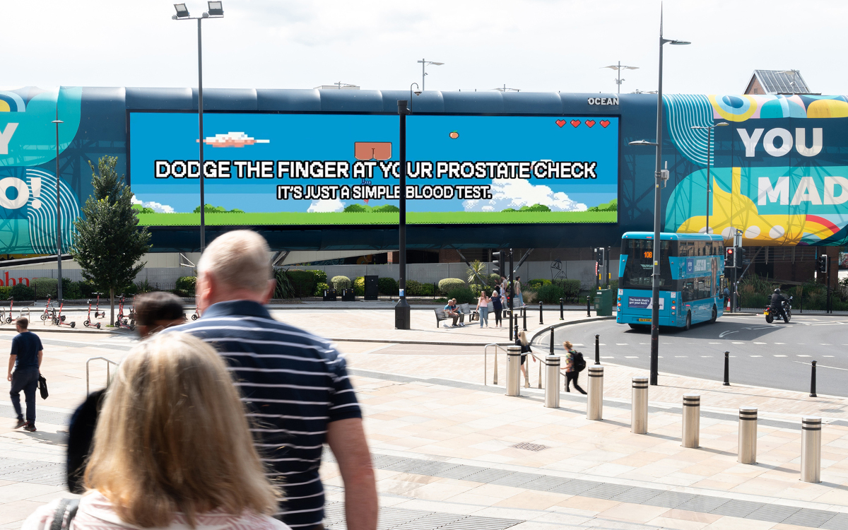 Der Non-Profit-Sieger Prost8 mit der Kampagne "Dodge the finger" (Foto: Ocean Outdoor)