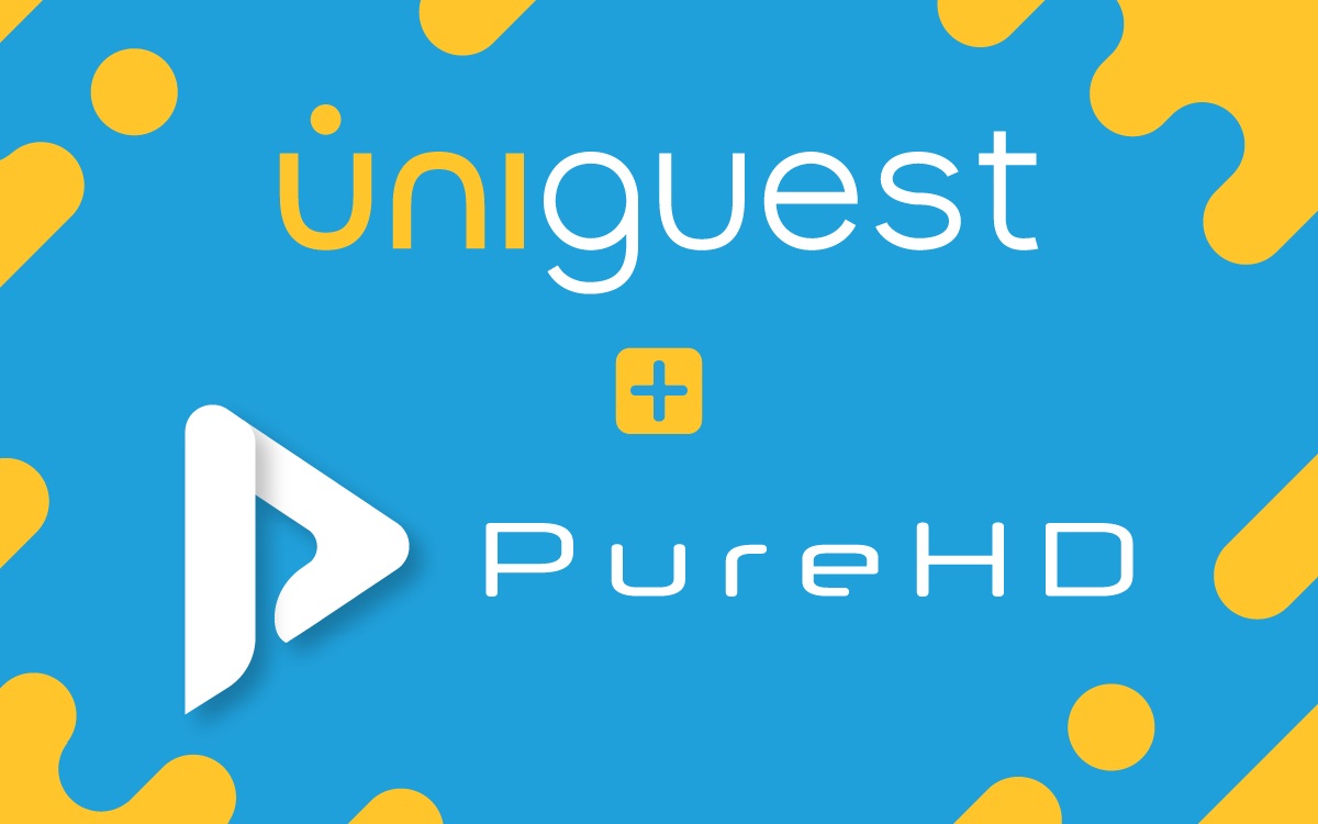 Kooperation für Hospitality: Uniguest und PureHD (Grafik: Uniguest)