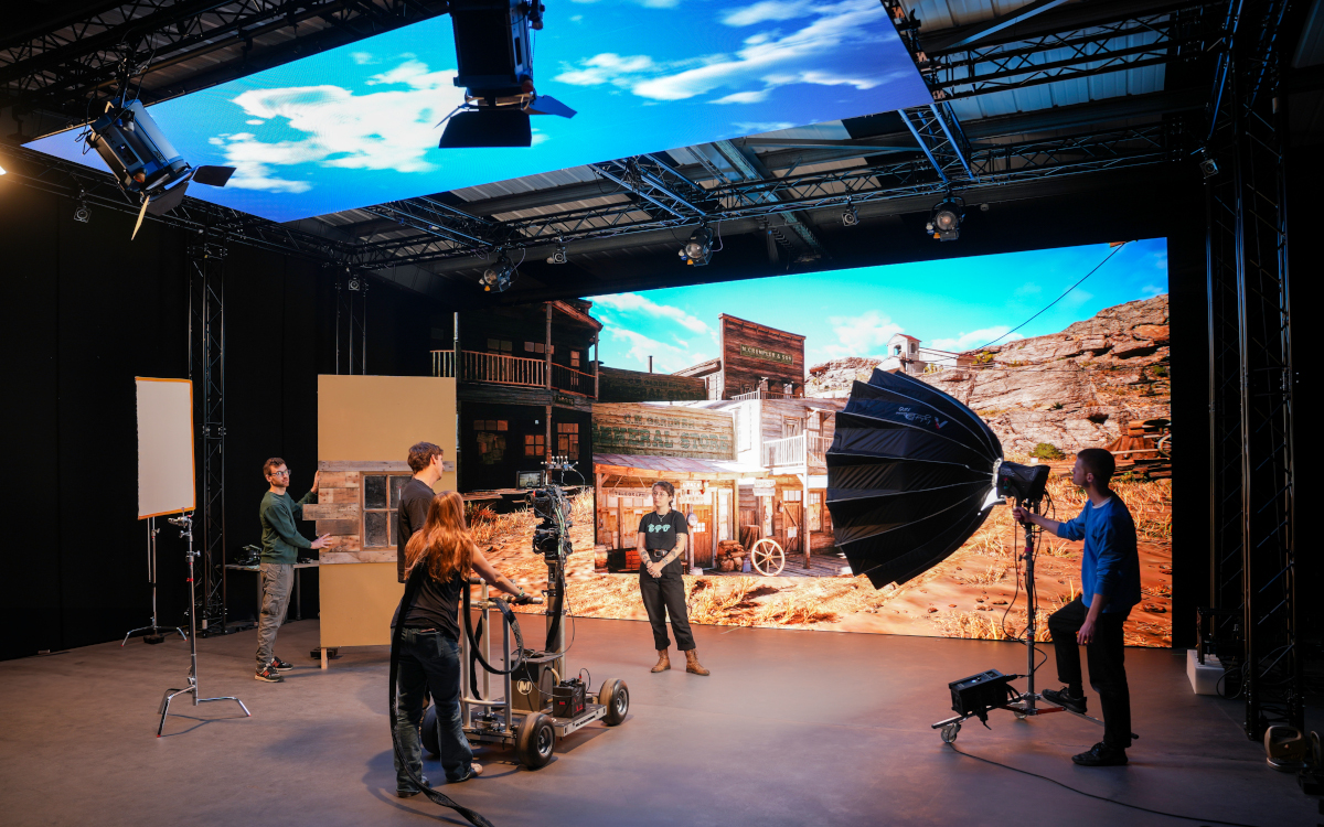 VP-LED-Wand von Sony an der Norwich University of the Arts (Foto: Sony)