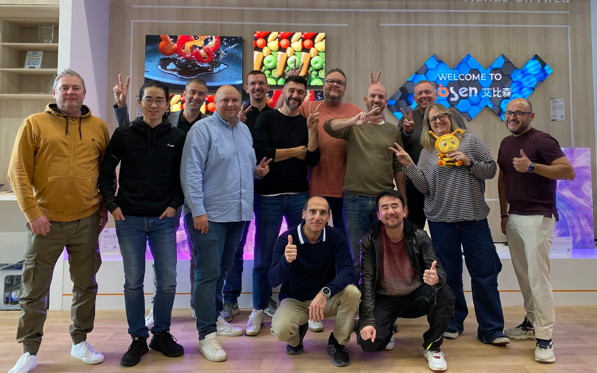 Das Team von Absen Europe (Foto: Absen)