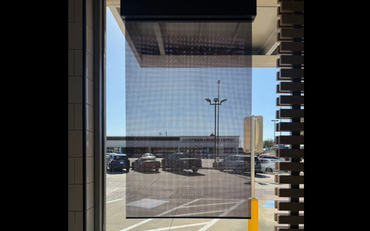 Die neue Transparent-LED von Glass Media (Foto: Glass Media)