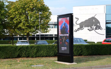 Neue Philips-LED-Stele bei Red Bull Racing (Foto: PPDS)