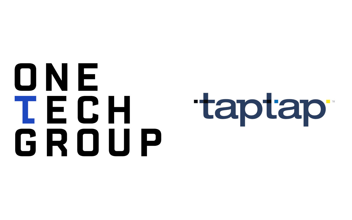 Die One Tech Group und Taptap Digital kooperieren (Logos: One Tech Group/taptap)