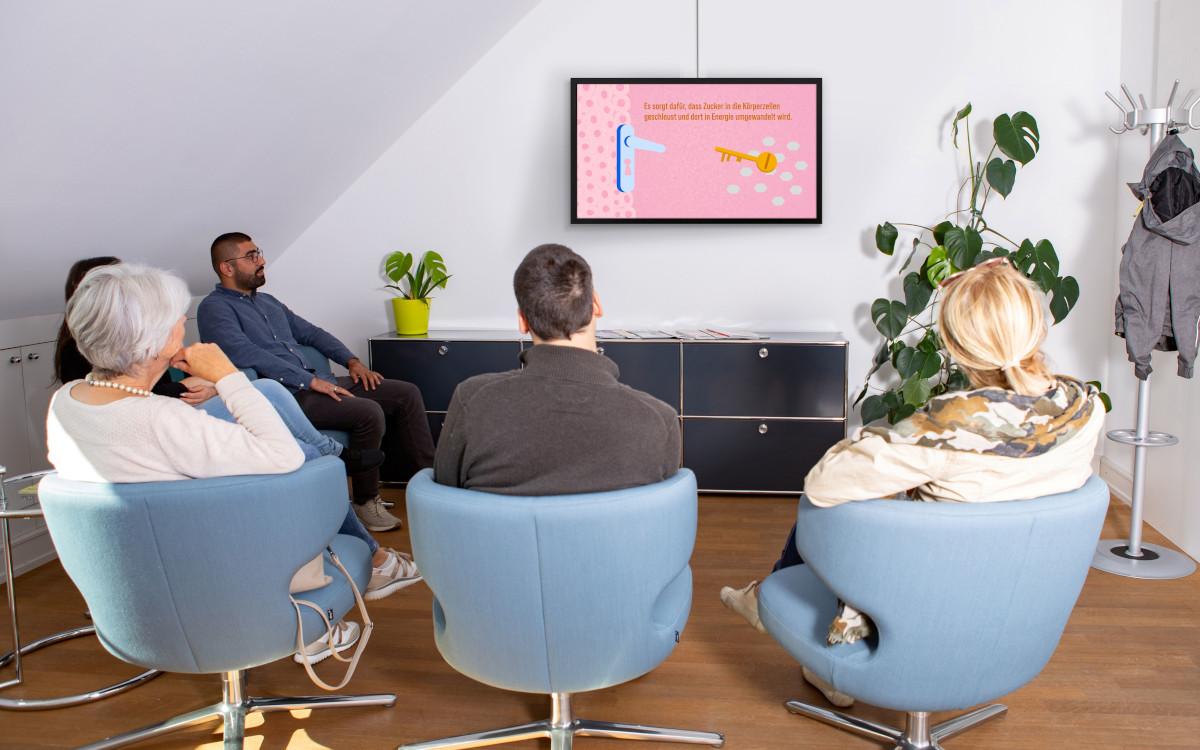 Aufklärungsfilm zu Diabetes bei TV-Wartezimmer (Bild: TV-Wartezimmer)