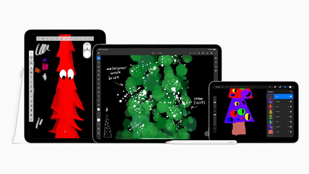 Apple startet einen iPad-Designwettbewerb zu Weihnachten. (Foto: Apple)