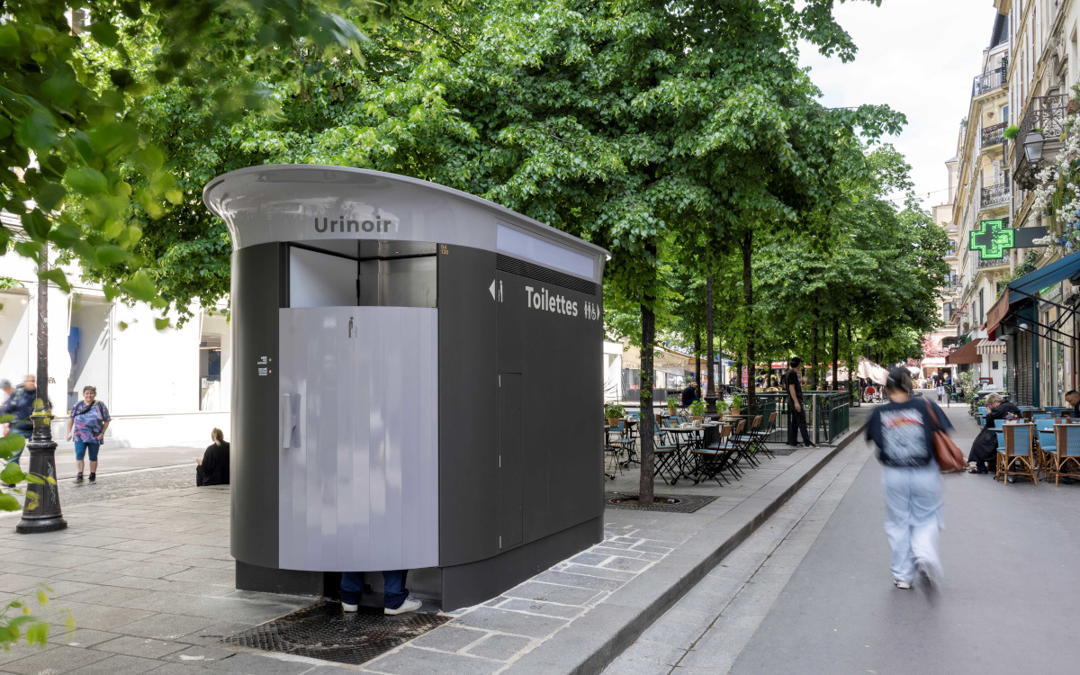Die neuen Toiletten von Paris - 417 davon stehen jetzt in der Stadt. (Foto: JCDecaux)