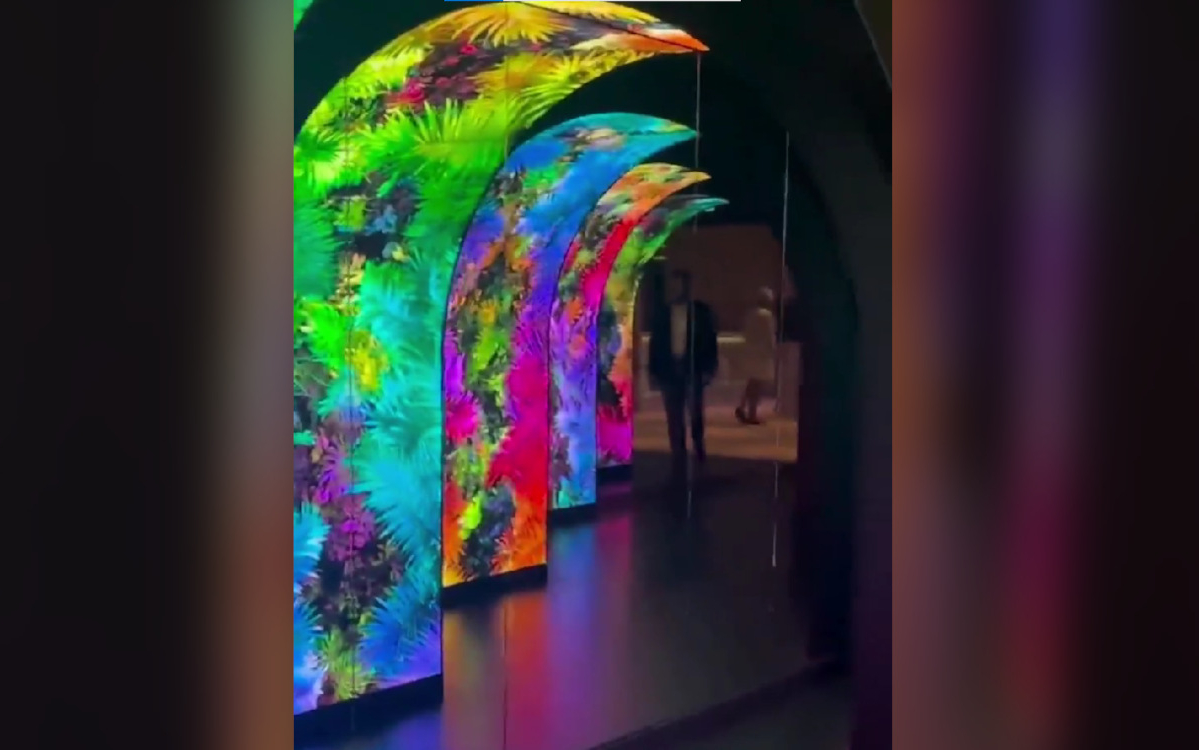 Tennagels hat auf der Celebrity Xcel ein immersives LED-Erlebnis installiert. (Foto: Tennagels)