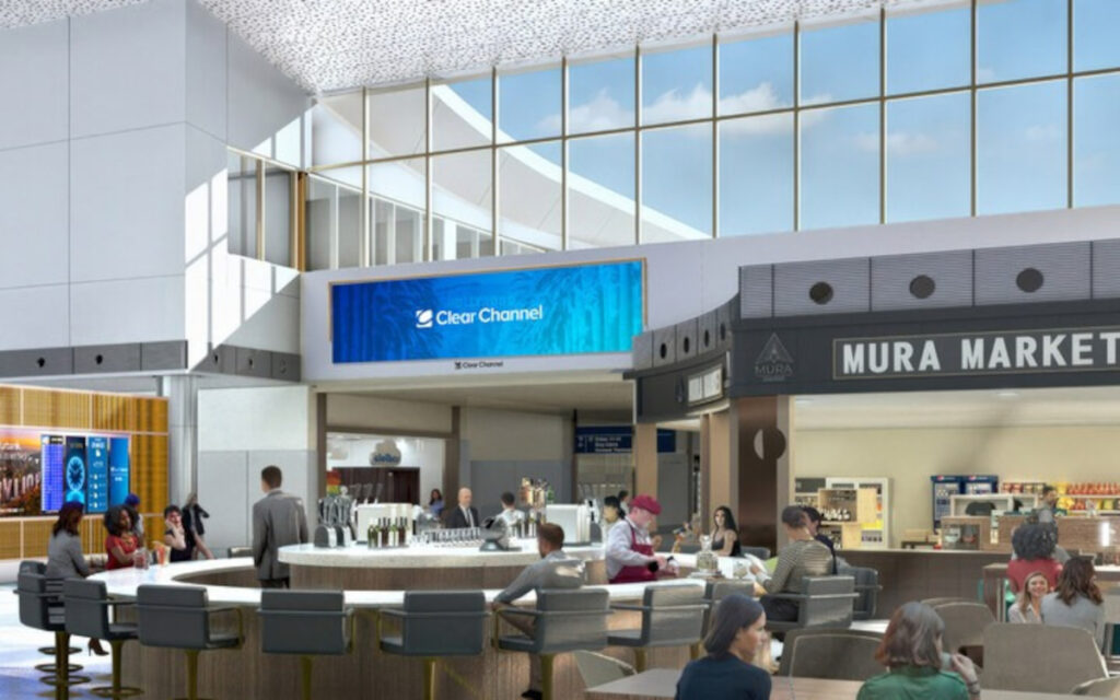 Clear Channel Outdoor installiert neues digitales Werbenetz am Flughafen Hollywood Burbank (Foto: Clear Channel Outdoor)