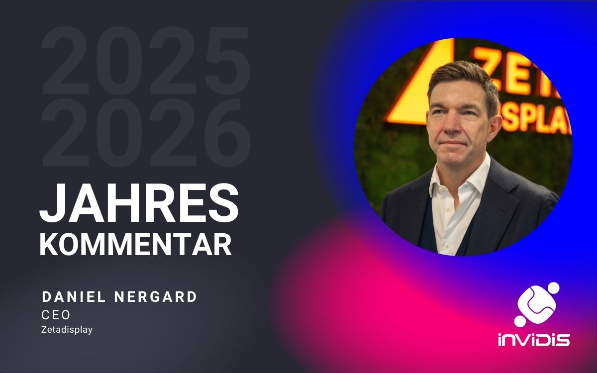 Daniel Nergard, CEO von Zetadisplay, im invidis Jahreskommentar 25/26 (Foto: ZetaDisplay)