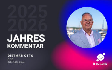 Dietmar Otto, CEO der Radio P.O.S. Gruppe, im invidis Jahreskommentar 25/26 (Foto: Radio P.O.S.)