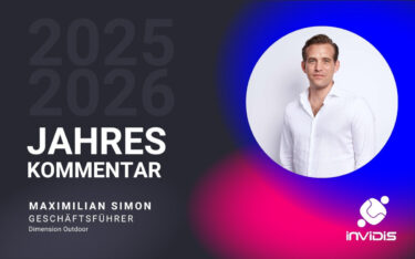 Maximilian Simon, Geschäftsführer von Dimension Outdoor, im invidis Jahreskommentar 25/26 (Foto: Dimension Outdoor)