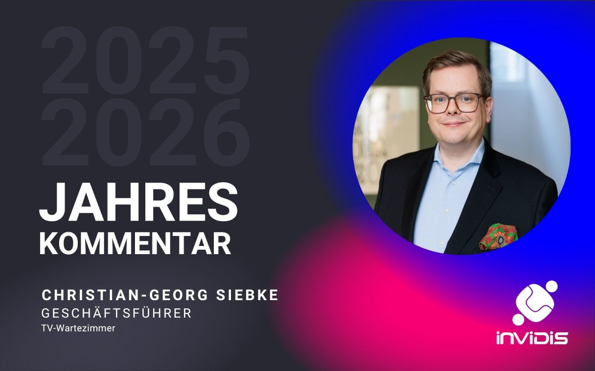 Christian-Georg Siebke, Geschäftsführer von TV-Wartezimmer, im invidis Jahreskommentar 25/26 (Foto: TV-Wartezimmer)