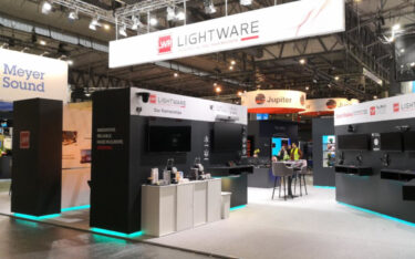 Lightware-Messestand auf der ISE (Foto: Lightware)