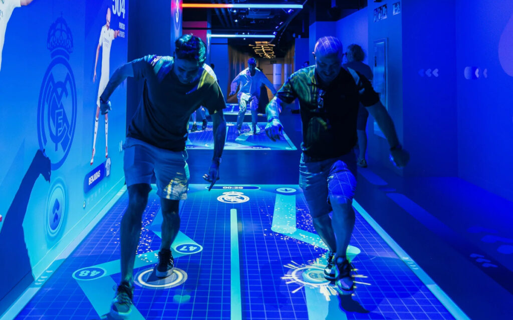 Neue Experience im Stadion von Real Madrid (Foto: Moment Factory)