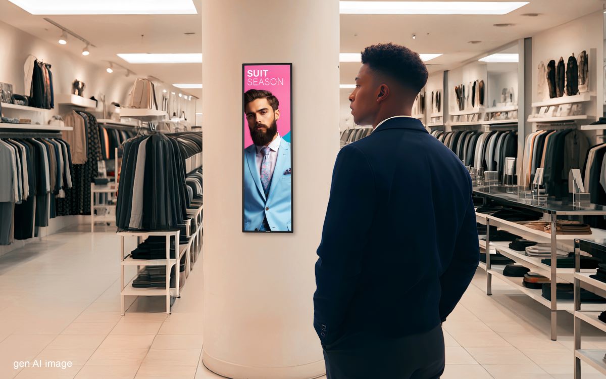 Überzeugt auch im Hochformat: das Philips Stretch 3150 (Bild: PPDS/AI-generiert)