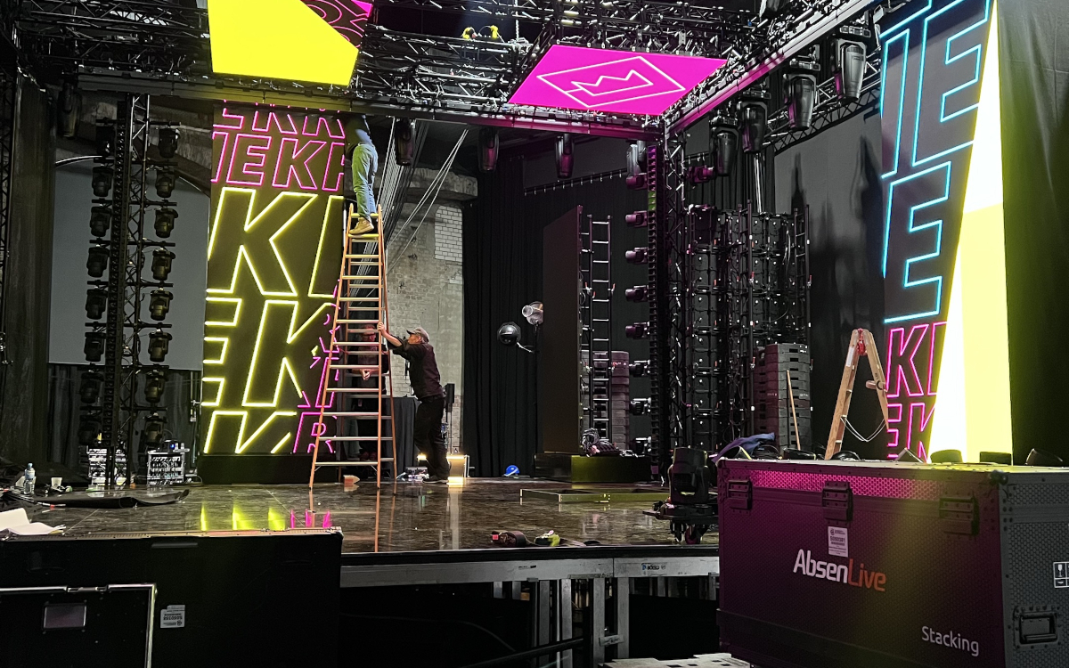 Das LED-Modul SA 2.6 von Absen kam bei 1 Live Krone zum EInsatz. (Foto: Absen)