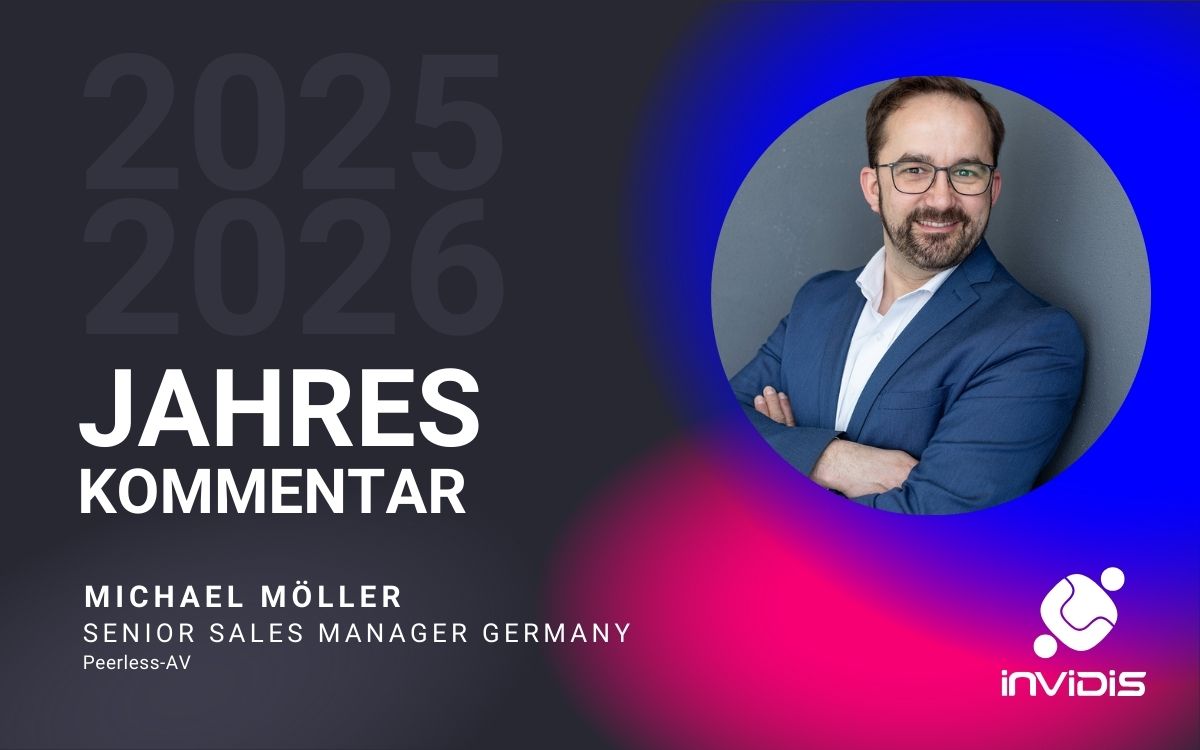 Michael Möller, Senior Sales Manager Germany bei Peerless-AV, im invidis Jahreskommentar (Foto: Peerless-AV)
